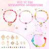 QUEFE 5600pcs 4mm Glass Seed Beads 120 Colors Beads for Bracelet Making Kit Friendship Bracelet Kit with Letter Beads Accessories Charms and Pendants Kit for DIY Jewelry Making Girls Craft view 4