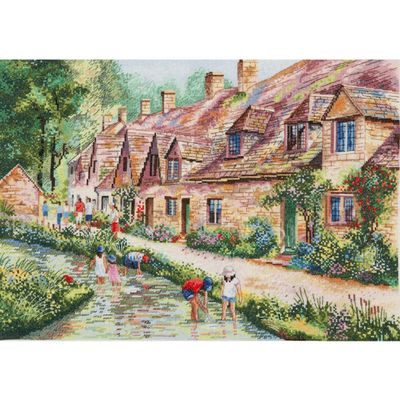 Anchor Counted Cross Stitch kit Maia Collection Arlington Row, 28x40cm, DIY