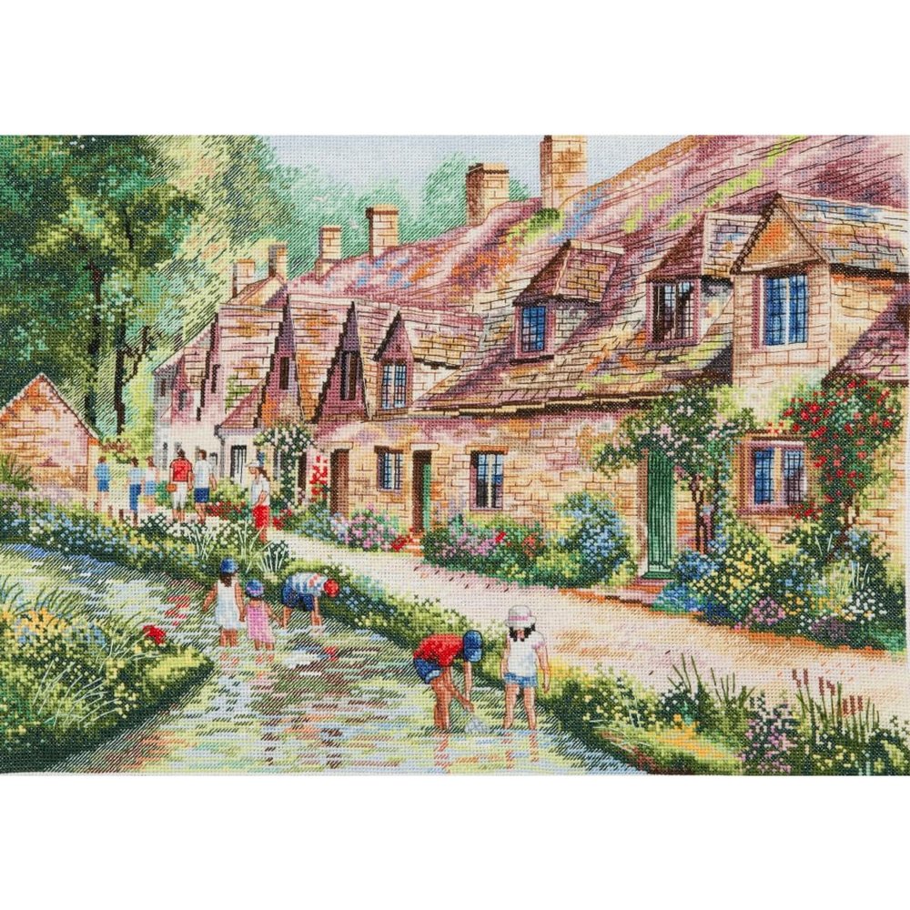 Anchor Counted Cross Stitch kit Maia Collection Arlington Row, 28x40cm, DIY