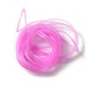 Fashewelry 43.7 Yards Solid Rubber Cord Tubing 2mm Soft Round Jewelry Cord No Hole for DIY Necklace Bracelet Earring Making Violet view 1