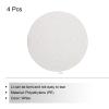 MECCANIXITY Plastic Mesh Canvas Sheet 18cm/ 7" White Round Blank Canvas for Embroidery Needlepoint, Knit Crochet Mesh, Pack of 2 view 3