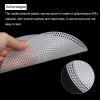 MECCANIXITY Plastic Mesh Canvas Sheet 18cm/ 7" White Round Blank Canvas for Embroidery Needlepoint, Knit Crochet Mesh, Pack of 2 view 4