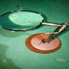 Magnifying Glass Digri Foldable Collectibles Buy Antique Desk Magnifying Glass Vintage Map Reader Lens Brass Folding, Brown view 2