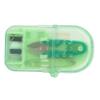 Restokki Portable Mini Plastic Sewing Tool Box, Needle Scissors Storage Container, Portable Art Craft Supply Organizer, Sewing Box Craft Storage(Green) view 2