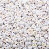 1000pcs Acrylic Number Beads 0-9 Round 4x7mm Mixed for Jewelry Making and DIY Bracelets, Necklaces, Key Chains (White/Gold) view 1