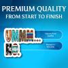 UMM No. - Funny Sassy Sarcastic Colorful Sticker - Premium Quality Laminated Vinyl Stickers 2-Pack | 5-Inch on Widest Side | Made in USA - FHJ092 view 3