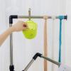 Adjustable Embroidery Stand with Pulley, 360Rotated Needlework Floor Frame, Standing Embroidery Lap Table, Cross Stitch Craft Stand for Art Craft Sewing Holder view 4