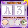 36 Pcs 4 Inch Halloween Letter Stencils Numbers Stencils Templates, Reusable Plastic DIY Alphabet Stencil Number Templates for Drawing On Wall, Sign, Porch, Paper, Fabric view 2