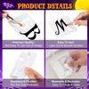 36 Pcs 4 Inch Halloween Letter Stencils Numbers Stencils Templates, Reusable Plastic DIY Alphabet Stencil Number Templates for Drawing On Wall, Sign, Porch, Paper, Fabric view 4