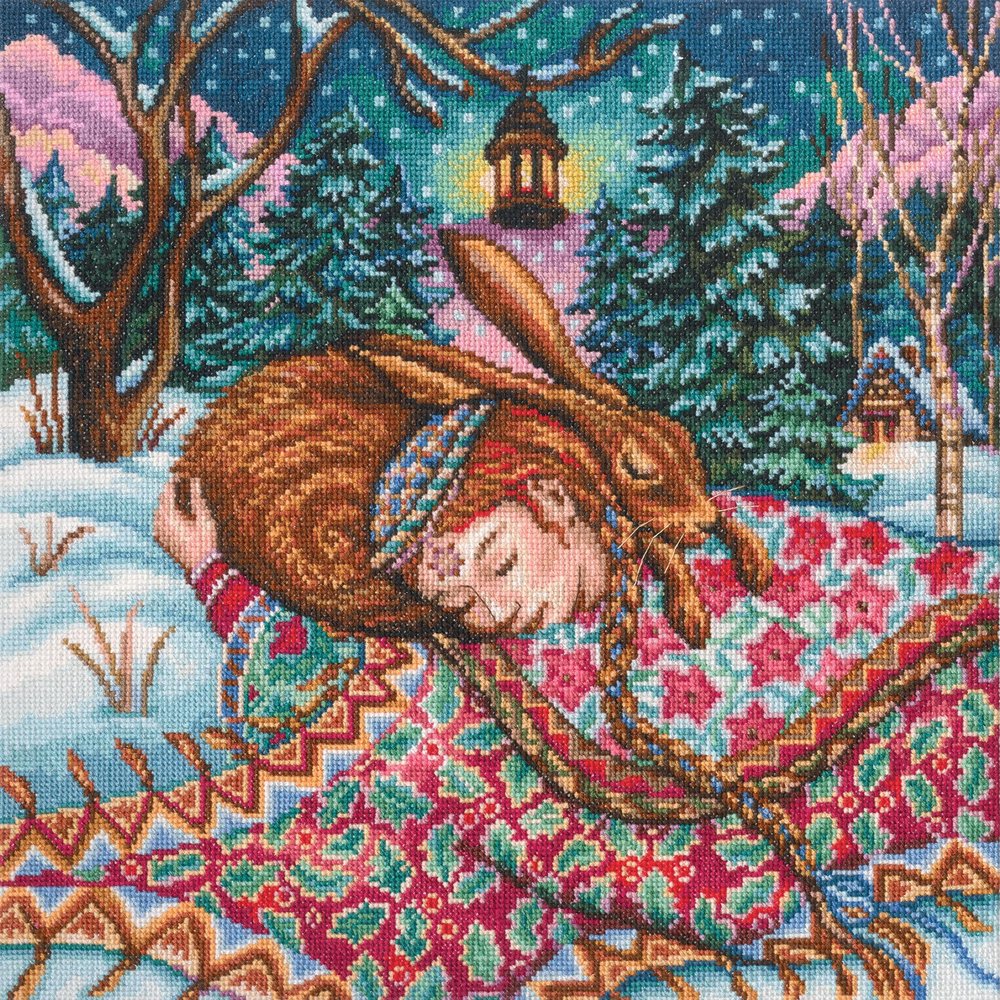 RTO Counted Cross Stitch kit Warm Dreams, 30x30cm, DIY