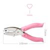 Pilipane Handheld Hole Tissue Punch Small Single Hole Punch Metal Single Hole Tissue Punchers Comfortable Handle Compact Lightweight Handheld Hole Puncher for Personally Constructed Craft Paper(5mm) view 2