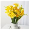Factory Direct Craft Yellow Artificial Freesia Bouquet for Spring Decorating and Summer Arrangements view 1