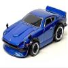 1972 Datsun 240Z Blue Metallic 1/64 Diecast Model Car by Muscle Machines 15568BL view 1