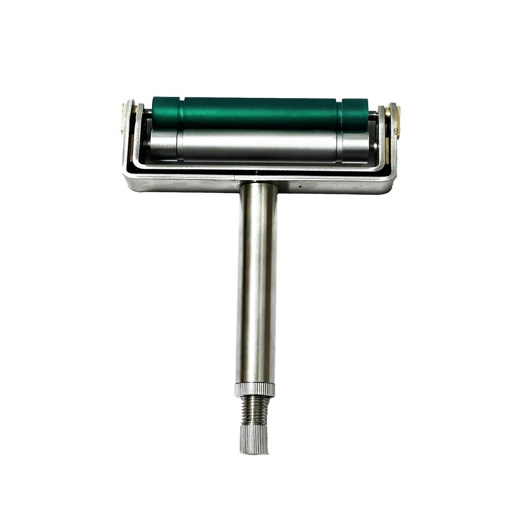 Manual Proofer Manual Color Spreading Wheel Ink Spreader Ink Proofer Chrome Anilox and Rubber Roller Ink Proofer (Direct Push 160 LPI)