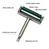 Manual Proofer Manual Color Spreading Wheel Ink Spreader Ink Proofer Chrome Anilox and Rubber Roller Ink Proofer (Direct Push 160 LPI) view 4