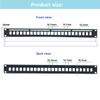 JINGCHENGMEI 2 Pack of 1U Patch Panel 24-Port Blank Keystone, 1U 19" Rackmount Housing for Keystone Jacks (2) view 4