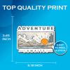 Adventure Awaits - Camping Camper Hiking Outdoors Nature Explore - Premium Quality Laminated Vinyl Stickers 2-Pack | 5-Inch on Widest Side | Made in USA - FHJ136 view 2