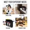 JXGZSO Crochet Yarn Knitting Project Bag Witch Crochet Makeup Bag With Zipper Knitter Gift (stitch craft B) view 4