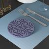 QMIQMI Silicone Casting Molds DIY Crystal Drop Glue Mold Round Flower Table Combination Coaster Storage Gasket Silicone Mold 2Pcs A view 3