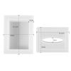 QMIQMI Epoxy Resin DIY Crystal Epoxy Silicone Rectangular Household Flip Cover with Hole Tissue Box Silicone Mold B view 2