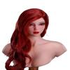 Fremego 1/6 Scale Female Wine Red Curls Hair Head Sculpt for 12inch Figure view 1