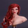 Fremego 1/6 Scale Female Wine Red Curls Hair Head Sculpt for 12inch Figure view 2