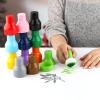 9PCS / Sets Ink Applicator with Storage Cases,Paper Pouncers for Direct Ink Application On Crafts Projects Easily,Inking Sponge for Stamp Ink Distressing, Blending Card Making Crafting Tools view 2