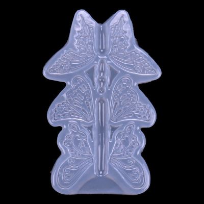 QMIQMI DIY Epoxy Moulds Mirror Epoxy Mould Set Decoration Bird Butterfly Animal Elephant Sheep Lion Pottery Clay Silicone Mould Butterfly