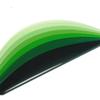 ODETOJOY Quilling Paper Gradient Quilling Strips 3mm Crafts Filigrana Paper 1/8inch Rainbow Color 120pcs Length 21inch (Green) view 2