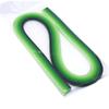 ODETOJOY Quilling Paper Gradient Quilling Strips 3mm Crafts Filigrana Paper 1/8inch Rainbow Color 120pcs Length 21inch (Green) view 3
