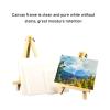 Tyenaza Mini Easel Stand, 10Pcs Adjustable Slope Mini Wood Display Easel with Frame for Oil Painting DIY view 4