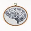 Brain The Human Anatomy CS2056 - Counted Cross Stitch Pattern. Only Printed Pattern Inside. No Fabric, Threads, Needles, Hoops. view 2