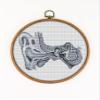 Ear The Human Anatomy CS2062 - Counted Cross Stitch Pattern. Only Printed Pattern Inside. No Fabric, Threads, Needles, Hoops. view 2