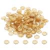 PATIKIL Flower Bead Caps, 200Pcs 7x1mm Hollow Metal Spacer Bead End Caps for Jewelry Making Earring Bracelets Necklace DIY Crafting, Rose Gold view 1