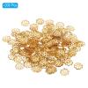PATIKIL Flower Bead Caps, 200Pcs 7x1mm Hollow Metal Spacer Bead End Caps for Jewelry Making Earring Bracelets Necklace DIY Crafting, Rose Gold view 3