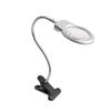 Magnifier Magnifying Glass Desktop Table Metal Hose with Clamp 4X-6 X 2 LED Illuminating Reading, Machinery, Carving, Gardening, Jewelry, Electronic view 1