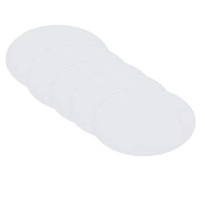 Lurrose 2 Pcs Oval Cotton Oil Painting Board DIY Art Panels White Canvas Boards Bulk 30x40cm