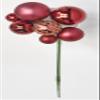 Worth Imports Christmas Ball Pick x 7, Burgundy, Set of 12 view 1