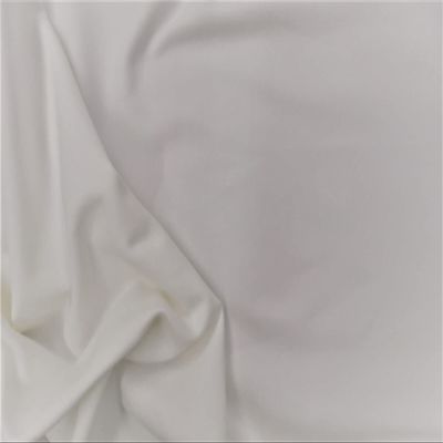 10 Yard Lot Fabric Microfiber Dryline Spandex 4 Way Stretch White D205