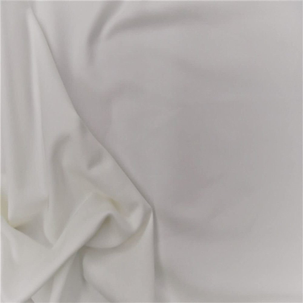 10 Yard Lot Fabric Microfiber Dryline Spandex 4 Way Stretch White D205