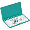 Ciieeo Magnetic Sewing Needle Box - Compact Portable Needle Storage Organizer with Magnetic Closure for Home Sewing Embroidery Cross Stitch and Craft Tools 4.33X2.59X0.39 Inch view 1