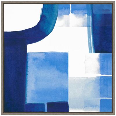 Amanti Art Framed Canvas Wall Art 30x30 Inlet Falls IV by Grace Popp, Framed Wall Art Canvas, Abstract Artwork, Country Rustic Decor, Large Poster Painting for Living Room, Bedroom, Bathroom, Kitchen