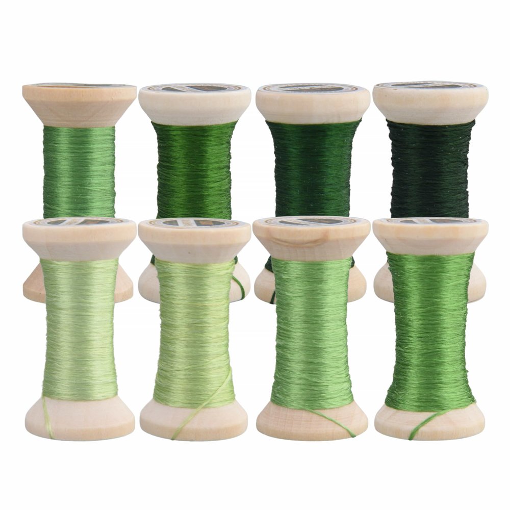 MINGGUXIUYI Natural 100% Mulberry Handmade Embroidery Silk Thread Silk Floss (109)
