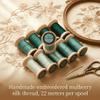 MINGGUXIUYI Natural 100% Mulberry Handmade Embroidery Silk Thread Silk Floss (53) view 3