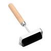 PATIKIL 3.5 Inch Rubber Roller Brayer, Anti Skid Hard Rubber Roller Tools for Wallpaper Art Craft Printing Printmaking Ink Stamping Tape Construction, Black view 1