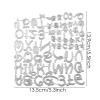 Briartw 2 Size Set Uppercase Alphabet Cutting Dies,Letters Metal Stencil for Cards Making,DIY Scrapbook,Handmade Invitation Card Postcard,Release Stress,Embossing Decoration Crafts Tool view 2