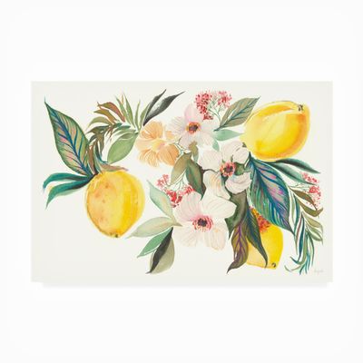 Trademark Fine Art Kristy Rice 'Citrus Summer I' Outdoor Canvas 22x32
