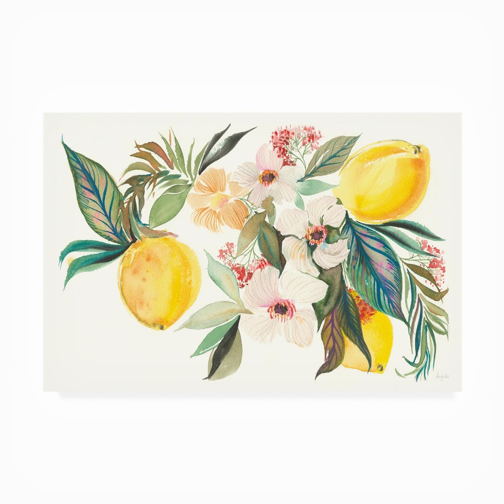 Trademark Fine Art Kristy Rice 'Citrus Summer I' Outdoor Canvas 22x32