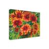 Trademark Fine Art Joanne Porter 'Red Hots' Outdoor Canvas 35x47 view 2