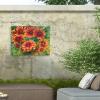 Trademark Fine Art Joanne Porter 'Red Hots' Outdoor Canvas 35x47 view 4